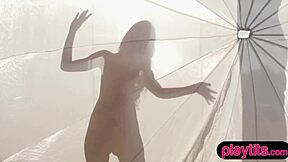 Olivia's tight pussy and ass get intense summer loving.