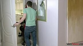 Superhero step sister gets fucked in costume