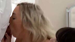 teen rides big dick first time!