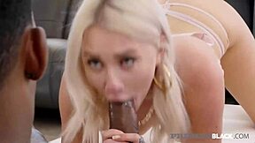 private black - journalist marilyn sugar milks ebony cock in interview