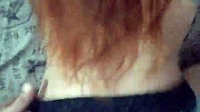 Young stepsister with brown skin moves her big hips when I hug her tight she loves being held doggystyle