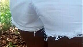 Big Ass Dancer Offers Her Ass for Anal Fucking in Outdoor Park!