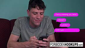 Busty brunette babe gets fucked by her step-brother 😏