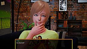 i play my new family game with redhead teen and big tits