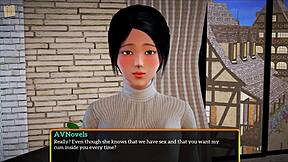 i play my new family game with redhead teen and big tits