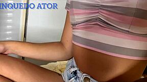 skinny white girl with small tits gets doggystyle fucked amateur style