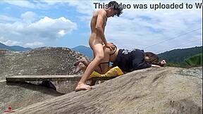 Secretly Banging My Horny Latina Stepsister On Family Trip