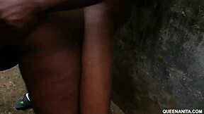 girls living in an uncompleted building, naked and interacting with passersby in the bush.