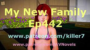 my new family gets wild with big tits