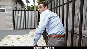 Busty Brunette Alina Belle Covered in Sperm After Steamy Shower