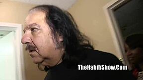 ron jeremy's big black cock fucks petite portia in the hood