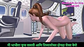 Wow! Check This Animated 3D Porn - Beautiful Teen 18+ Girl Posing Sexy in Airplane and Fingering Her Pussy!