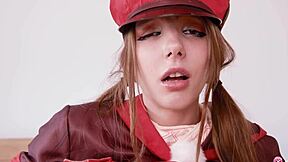 lymia marks cosplays as klee and gives blowjob