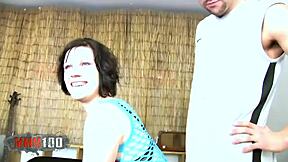 Cute French Girl's First Facial Cumshot Video?