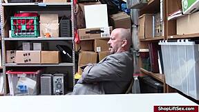 Mall Officer Fucks Teen Shoplifter In Office?