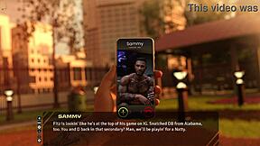 Stunning Brunette Discusses Old Days In Taboo Hentai Game