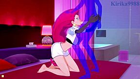 I watched lillie and jessie musashi have intense sex in pokemon hentai