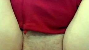 wow! petite brunette pisses showing open pussy and big tits!