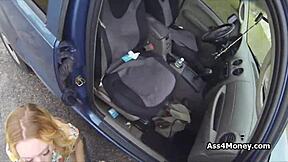 i'm a perky blonde amateur getting paid for a hardcore blowjob in public pov