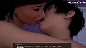 Horny stepmom gets a big cock inside her wet with saliva mouth deepthroat in milfy city part 34