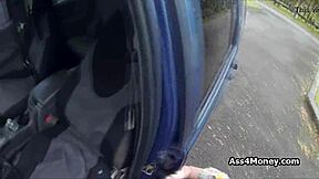 i'm a perky blonde amateur getting paid for a hardcore blowjob in public pov