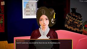 In This Erotic Cartoon, The Brunette With Big Tits Gets Her Ass Played In The Family Game