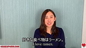 the chubby japanese girl tries her first masturbation with toys, moaning loudly