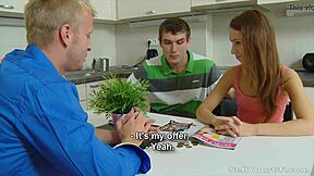 sell your gf - desperate teen 18+ liala takes sex offer for cash.