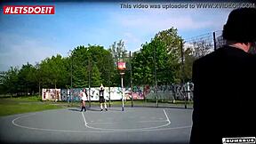 jolee love, stunning german teen with big tits, squirts in car during anal sex outdoor.