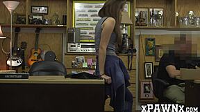 Watch This Pretty Woman Bang Before Pawning Her Stuff for Cash
