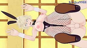 Mitsuki bakugo kyoka jiro izuku midoriya bunny girl intense sex my hero academia hentai