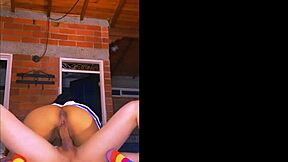 the stepdaughter was so tight, he used lube to fuck her gently