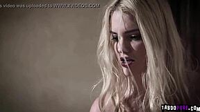 kenna james stuffed by small hands while bending over for deep action