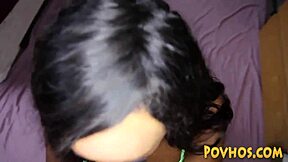 Big-ass black teen babe gets pounded in pov