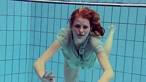 Tiny ass babe Nastya in tight dress