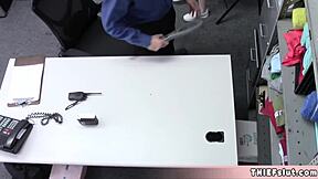 Cute Lilly Bell Punished for Shoplifting