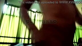 Hidden Camera Captures Intense Emotions in Voyeur Creampie with Milf