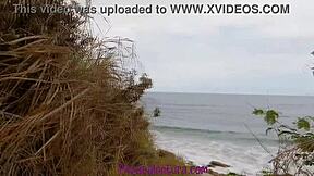 samara blonde babe in wild outdoor action