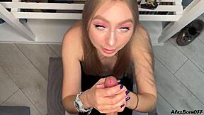 Amelie Dubon Brought Me To Orgasm - Cumshot Handjob