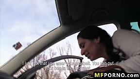 hey, check out this innocent teen getting fucked in the car