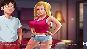 Summertime Saga episode with anime characters fucking