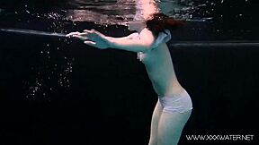 andrejka swims naked in the pool, wow! 🏊‍♀️