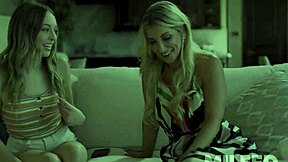 Lesbian step mom bangs her 18yo step daughter hard