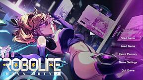 Robolife2 nova duty hentai game needs pussy fingering orgasm