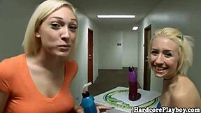 Beautiful Amateur Teen Babe in WILD Group Action