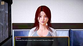 I found my new family in this erotic anime game with big ass redhead.