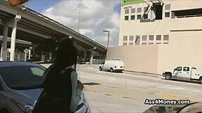 Banging this blue-eyed sporty chick for quick cash!