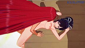 Asuka And Homura Engage In Futanari Lesbian Sex