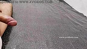 my girlfriend gets pussy fucked outdoors by boyfriend in doggystyle