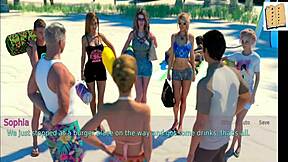 A wife and her stepmother engage in taboo cartoon sex with blonde and teen elements